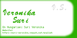 veronika suri business card